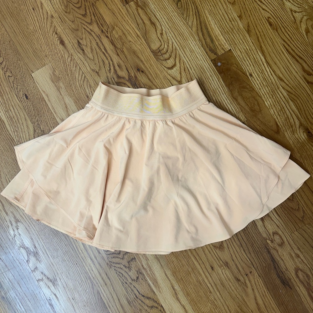Lululemon Athletica Marigold Yellow Skirt with Built In Shorts